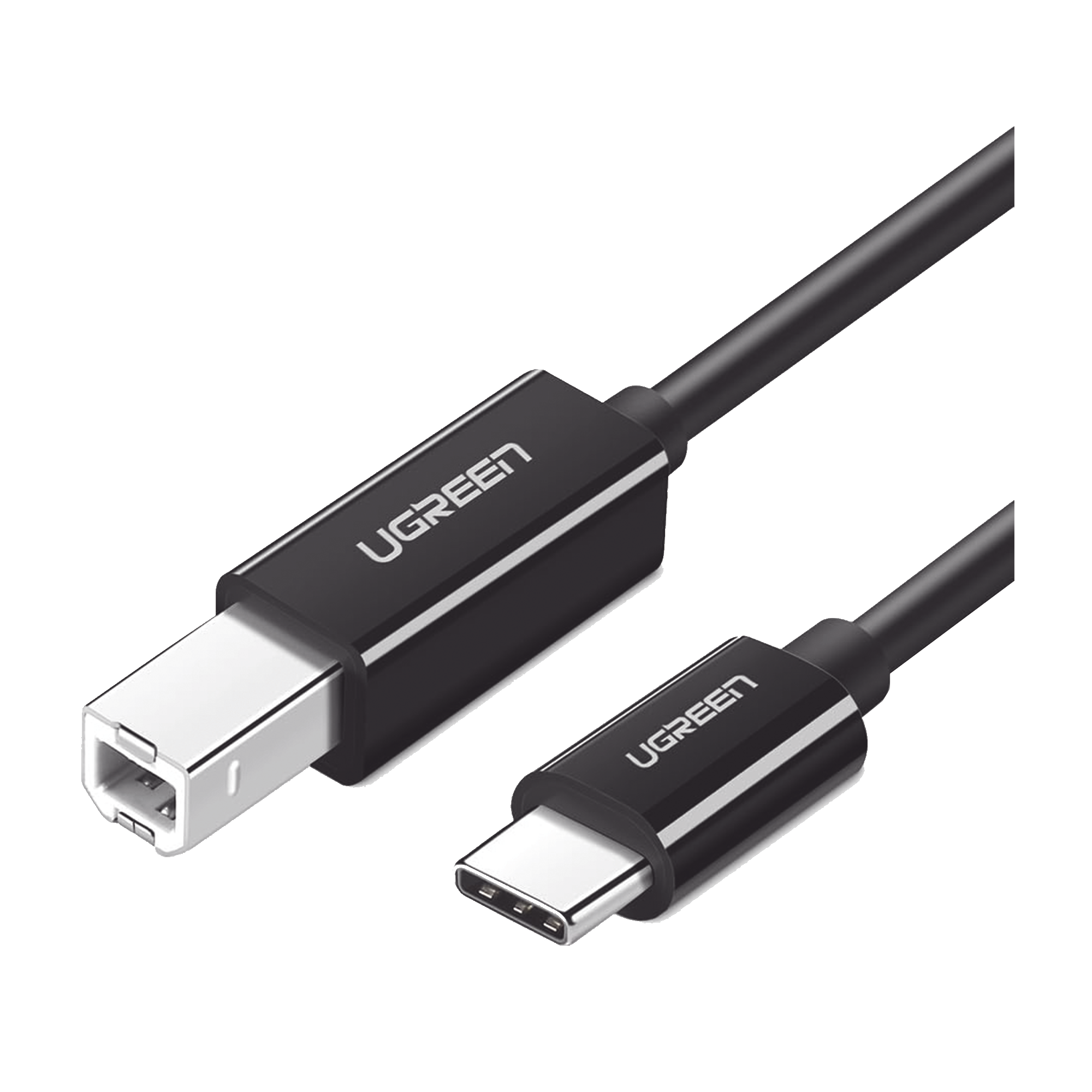 Cable de Impresora o escáner USB-C | 1m (6 pies) | USB Tipo C a USB 2.0 Tipo B | Soporta Thunderbolt 3 | Alta velocidad | DAC | Compatible con Brother HP, Canon, Lexmark, Epson, Dell, Xerox, Samsung, etc.