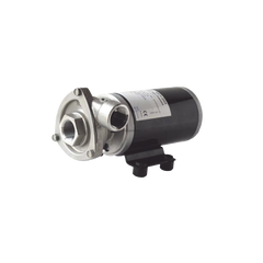 Bomba centrifuga Cyclone de alta presión a 12 Vcd, caudales de 21 GPM, presión máxima de 17 psi, en acero inoxidable