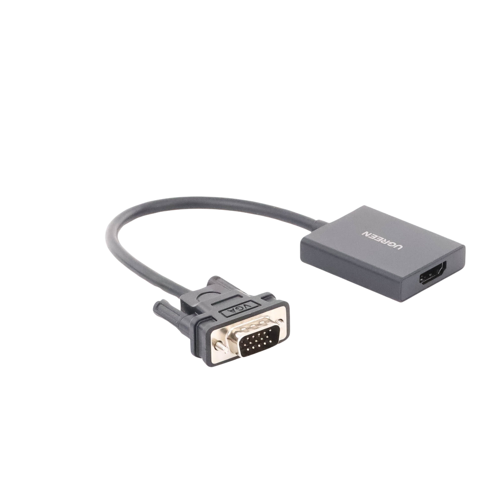 VGA Macho / Salida: HDMI Hembra / Resolución de 1080P@60Hz / Puerto Estéreo de 3.5 mm / Plug and Play, Sin Controlador / Longitud del Cable 15 cm (5.91 Pulgadas). / Incluye Cable de Alimentación USB / Incluye Cable de Audio de 3.5mm.