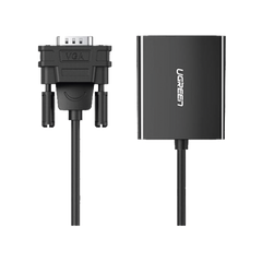 VGA Macho / Salida: HDMI Hembra / Resolución de 1080P@60Hz / Puerto Estéreo de 3.5 mm / Plug and Play, Sin Controlador / Longitud del Cable 15 cm (5.91 Pulgadas). / Incluye Cable de Alimentación USB / Incluye Cable de Audio de 3.5mm.
