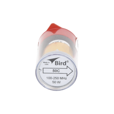 Elemento de 50 Watt en linea 7/8" para Wattmetro BIRD 43 en Rango de Frecuencia de 100 a 250 MHz.