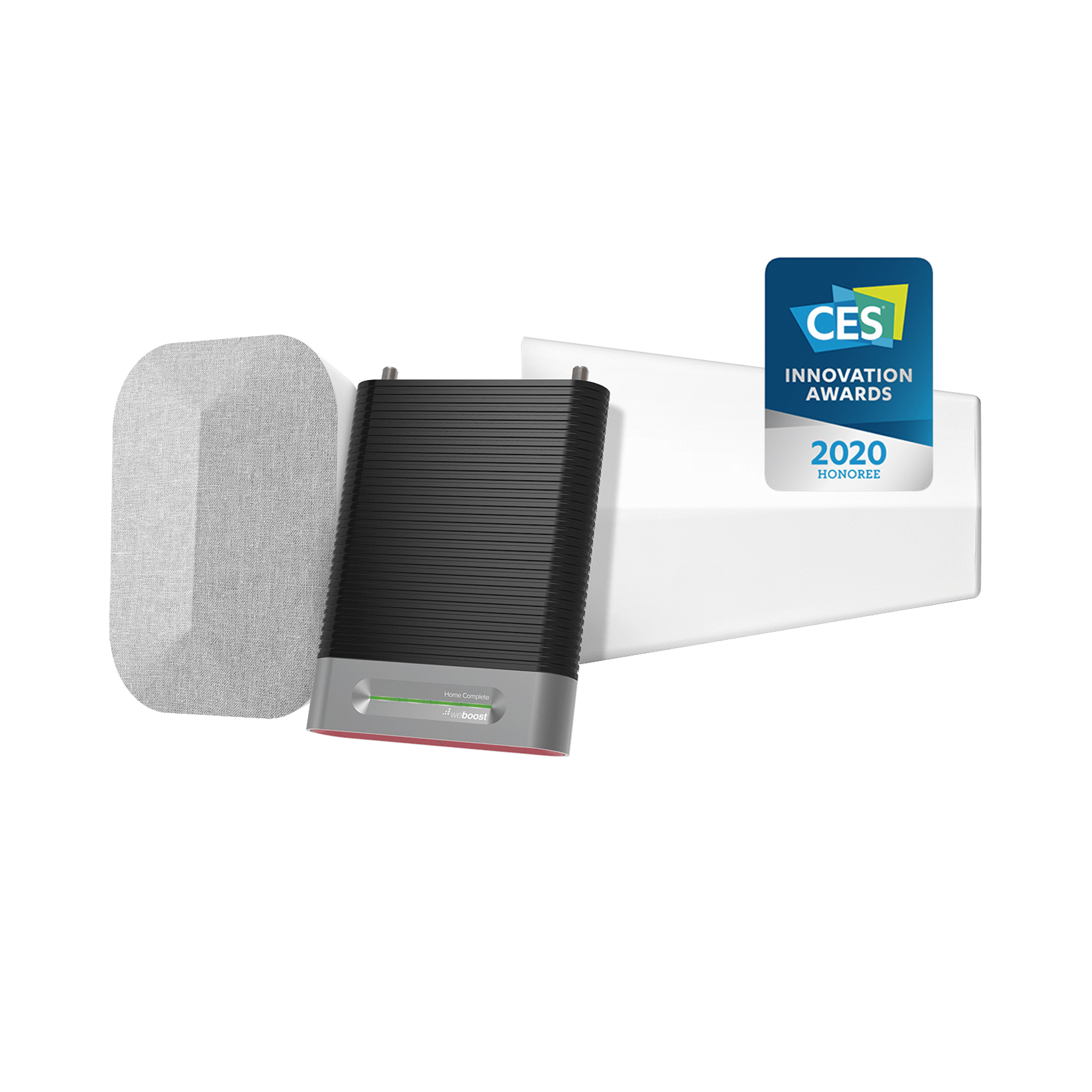 KIT Amplificador de Señal Celular, HOME COMPLETE | Mejora la Señal Celular de todos los Operadores | Cubre áreas en interior de hasta 1200 m² con 4 antenas