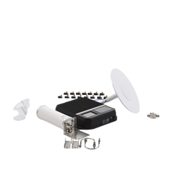 KIT Amplificador de señal celular 4G LTE, 3G y VOZ. Especial para cubrir áreas de hasta 1600 m² por ser de grado comercial e industrial. Soporta múltiples operadores, tecnologías y usuarios.