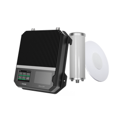 Kit Amplificador Office 200 para 2G, 3G y 4G / Mejora llamadas convencionales y VoLTE / Amplifica señal de TELCEL, AT&T y MOVISTAR / Cubre hasta 400 m² con una antena y hasta 1600 m² con 4 antenas.