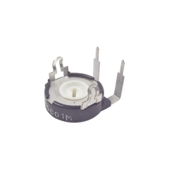 Potenciómetro de Carbón de 10 k Ohm, 0.25 Watt 15 mm Ajuste Vertical.