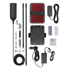 KIT Amplificador de Señal Celular 4G, 3G, VoLTE y Voz Convencional, Drive Reach OTR/ Especial para Tractocamión y Pick up Pesados/ Soporta múltiples dispositivos y compañías como Telcel, AT&T y Movistar a la vez.