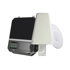 KIT Amplificador de señal celular 4G LTE, 3G y VOZ con antena direccional. Especial para cubrir áreas de hasta 4300 Metros Cuadrados por ser de grado comercial e industrial. Soporta múltiples operadores, tecnologías y usuarios.