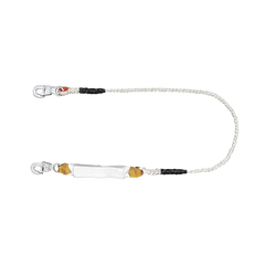 Amortiguador con Cable de Protección de  Nylon y 2 Ganchos de Seguro Doble.