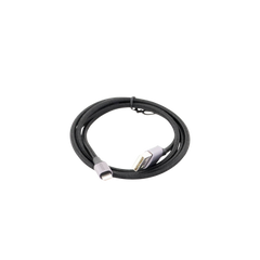 Cable USB-A a Lightning | 1 Metro | Certificado MFi | Carga Rápida 5V/2.4 A | 480 Mbps | Conector C94 | Adecuado para iPhone, iPad y iPod | Protección Integrada | Caja de Aluminio | Nylon Trenzado | Color Negro.