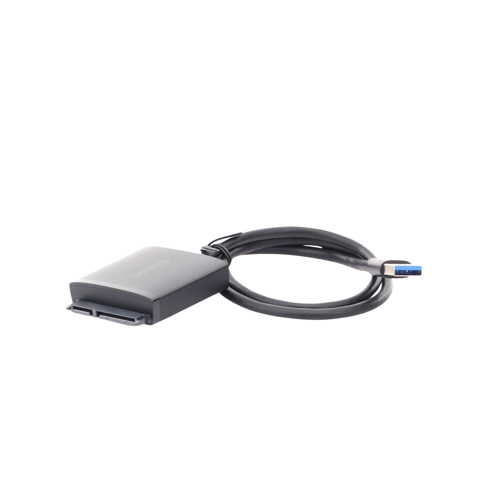 Adaptador USB 3.0 a SATA III | Compatible con Disco Duro HDD y SSD de 2.5" y 3.5" de hasta 12 TB | Velocidad USB 3.0 de hasta 5 Gbps | Alta Velocidad con UASP & TRIM | Cable de 50 cm.