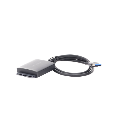 Adaptador USB 3.0 a SATA III | Compatible con Disco Duro HDD y SSD de 2.5" y 3.5" de hasta 12 TB | Velocidad USB 3.0 de hasta 5 Gbps | Alta Velocidad con UASP & TRIM | Cable de 50 cm.