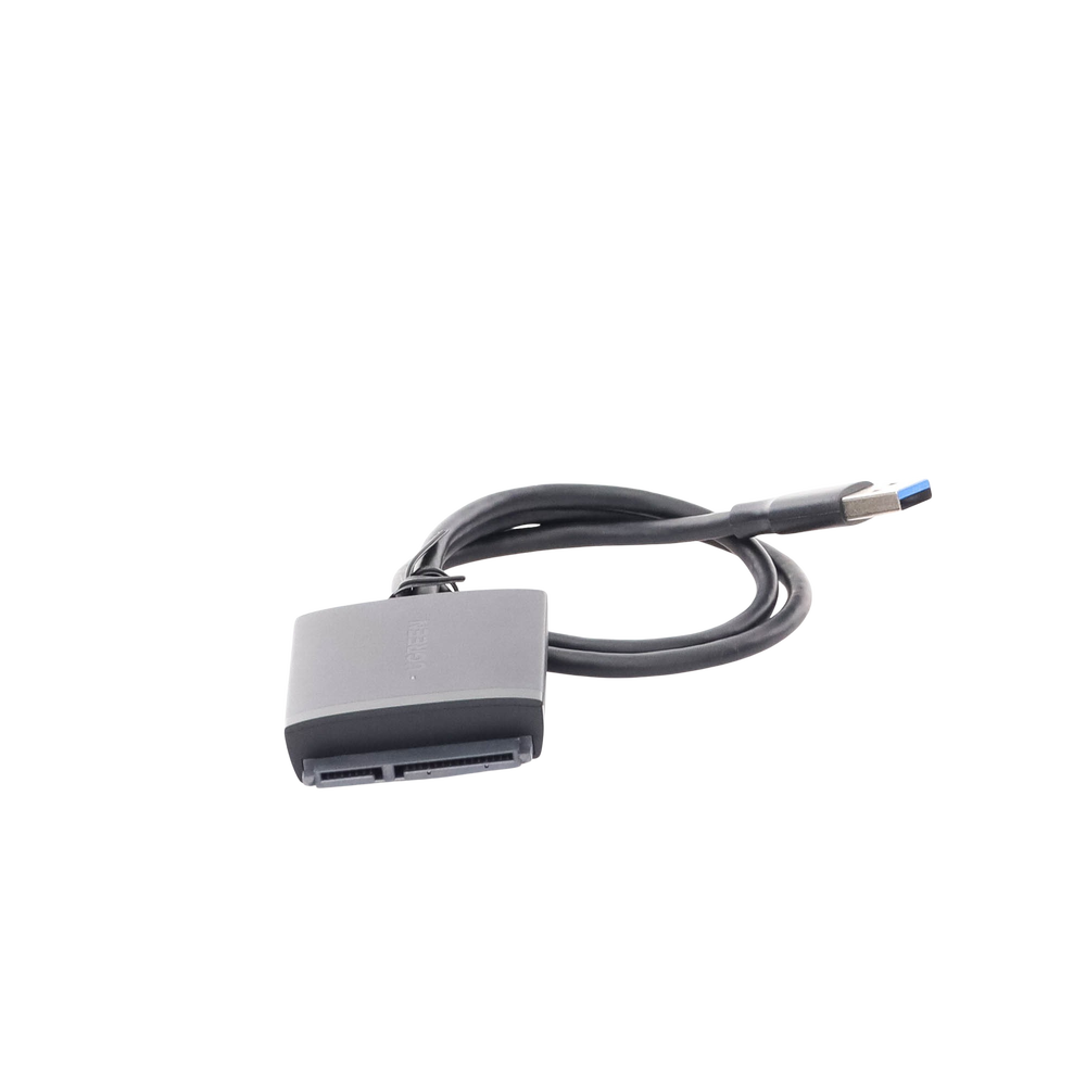 Adaptador USB 3.0 a SATA III | Compatible con Disco Duro HDD y SSD de 2.5" y 3.5" de hasta 12 TB | Velocidad USB 3.0 de hasta 5 Gbps | Alta Velocidad con UASP & TRIM | Cable de 50 cm.