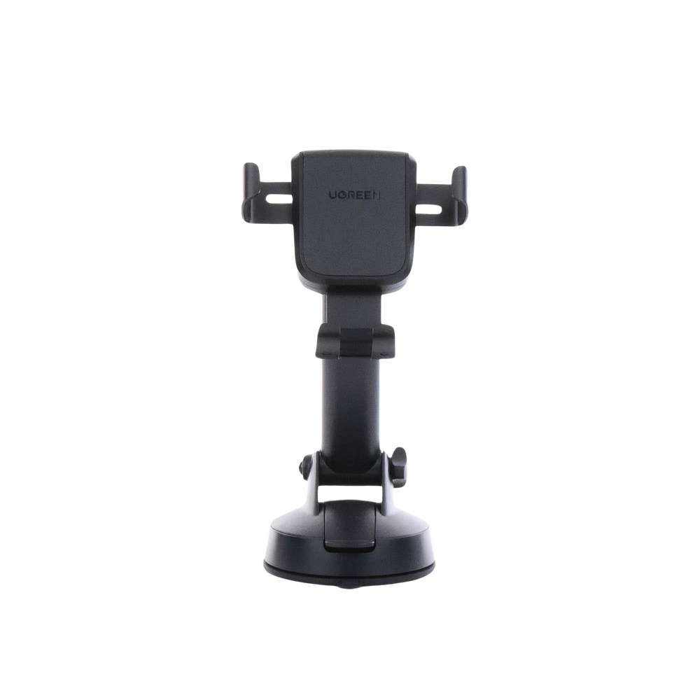 Soporte de Celular para Automóvil con Ventosa / Diseño de Sujecion en Triangulo / Ajustable 270° / Rotable / Estirable / Amplia Compatibilidad con dispositivos de 4'' a 7'' / Color Negro
