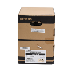 Bobina de Cable de 305 Metros UTP Cat6 Riser / Color Blanco / UL, CMR, Probado a 350 Mhz / Para Aplicaciones de CCTV, Redes de datos, IP megapixel, Control RS485