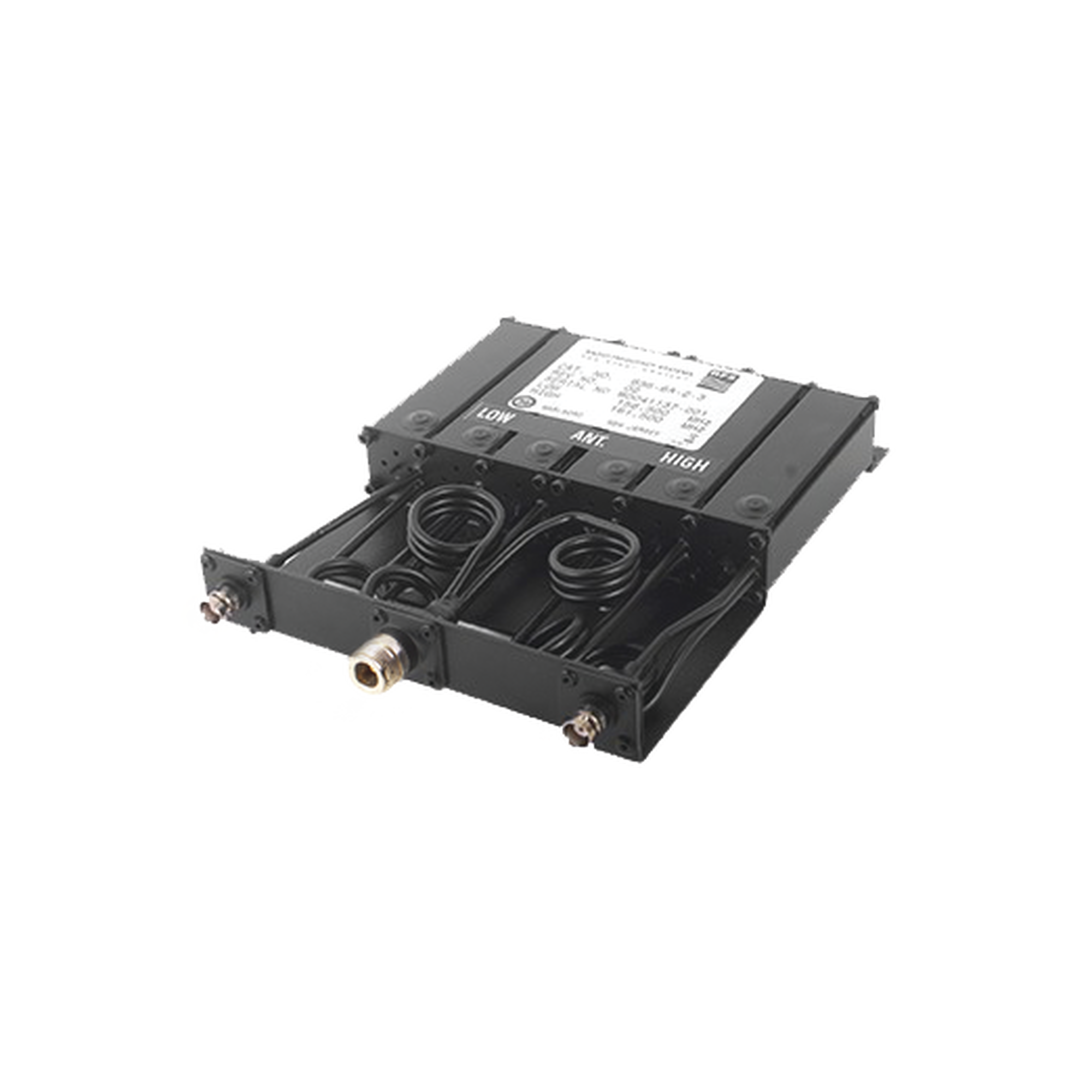 '--DESCONTINUADO--Duplexer Compacto de Rechazo de Banda, 154-164 MHz, 6 cavidades, 50 Watt.