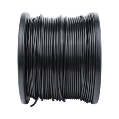 Bobina de 305 Metros (1000 Pies) Cat5e con Gel para Exterior, Color Negro, para Aplicaciones en Sistemas de Redes de Datos y Cableado Estructurado. Uso Intemperie.
