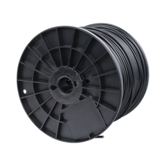 Bobina de 1000 ft ( 305 m ) Cat5e con gel para exterior, color Negro, para aplicaciones en sistemas de redes de datos y cableado estructurado.Uso intemperie.