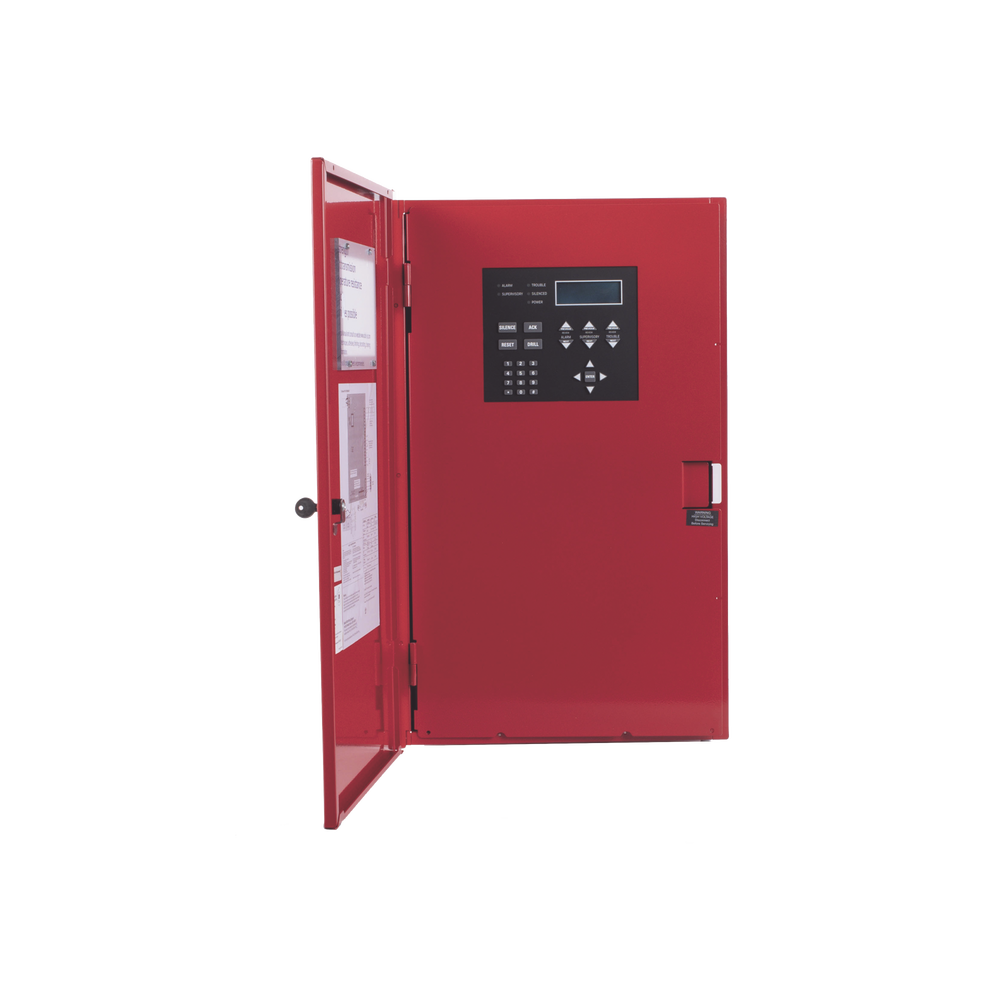 Panel de Detección de Incendio / Direccionable / Hasta 198 Puntos / 99 Detectores y 99 Módulos con Tecnología SK / 127 Dispositivos en Cualquier Combinación con Tecnología SD