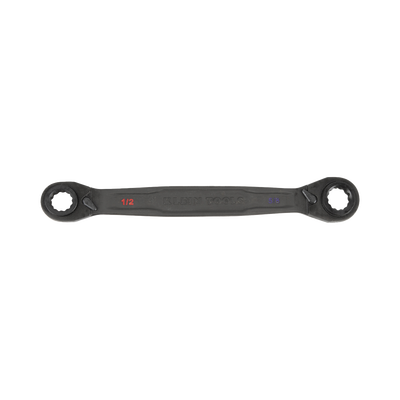 Juego de 2 llaves Estriadas de Matraca 4 en 1 con 8 Medidas Inglesas 1/2-5/8", 3/4-9/16", 1/4-3/8", 7/16-5/16"