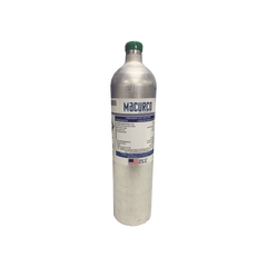 Mezcla cuádruple PM400: 58 L 100 ppm (CO), 25 ppm (H2S), 50% LEL (CH4), 18% Vol. (O2) gases