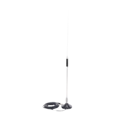 Antena Móvil para Rango de Frecuencia de Banda Civil (CB) 26.960 - 27.400 MHz.