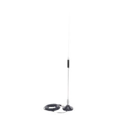 Antena Móvil para Rango de Frecuencia de Banda Civil (CB) 26.960 - 27.400 MHz.