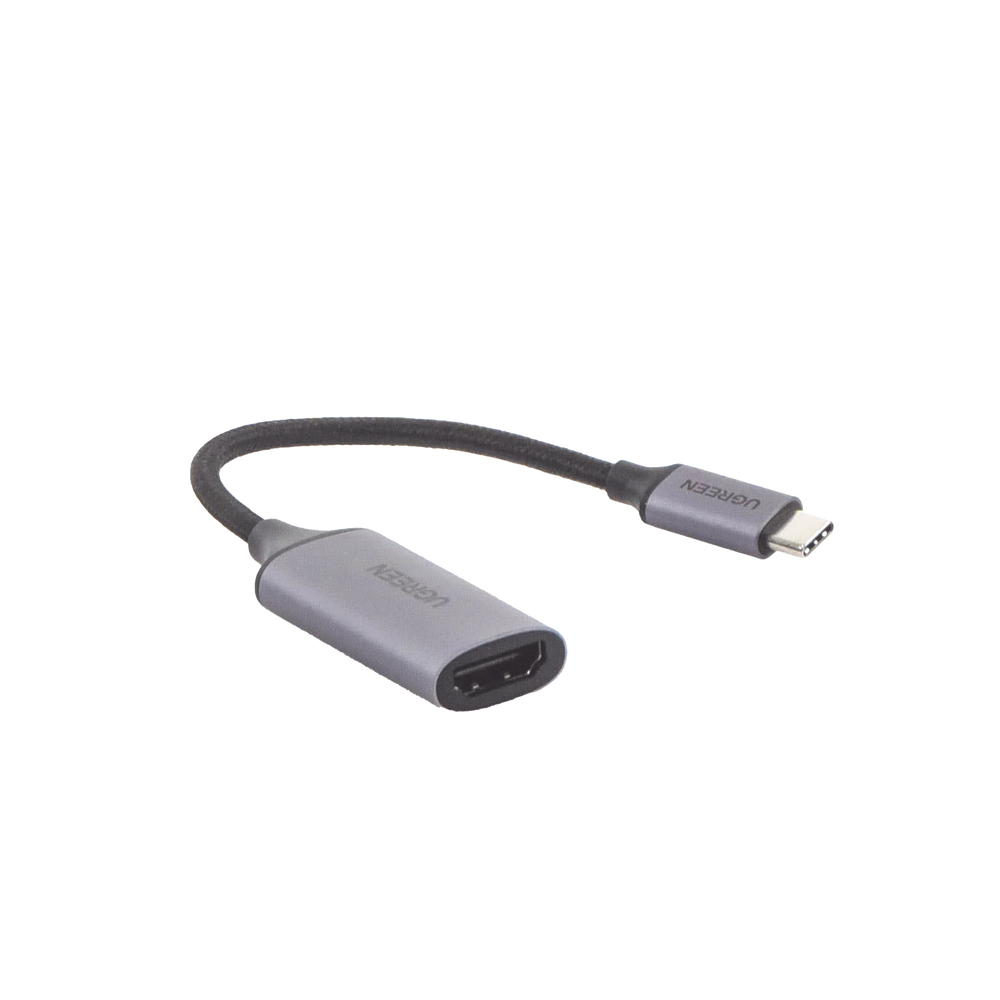Cable Adaptador USB C a HDMI 4K@60Hz / Convertidor Thunderbolt 3 / Caja de Aluminio / HDMI V2.0 / 3D / Longitud del Cable 10 cm (3.94 Pulgadas)