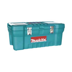 Caja de herramientas de 24" con doble cerradura de metal (60 x 25 x 30 cm)
