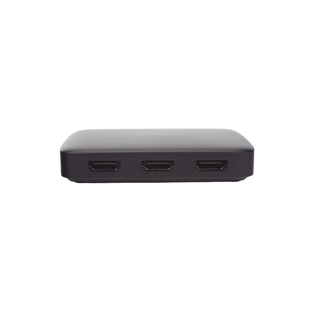 Conmutador HDMI (Switch) 4K@30Hz | 3 Entradas a 1 Salida | 3D | Transmisión Estable | Incluye Control Remoto | Receptor de Infrarrojos | Indicador LED | Chip Inteligente | Incluye Cable Micro USB para Alimentación.