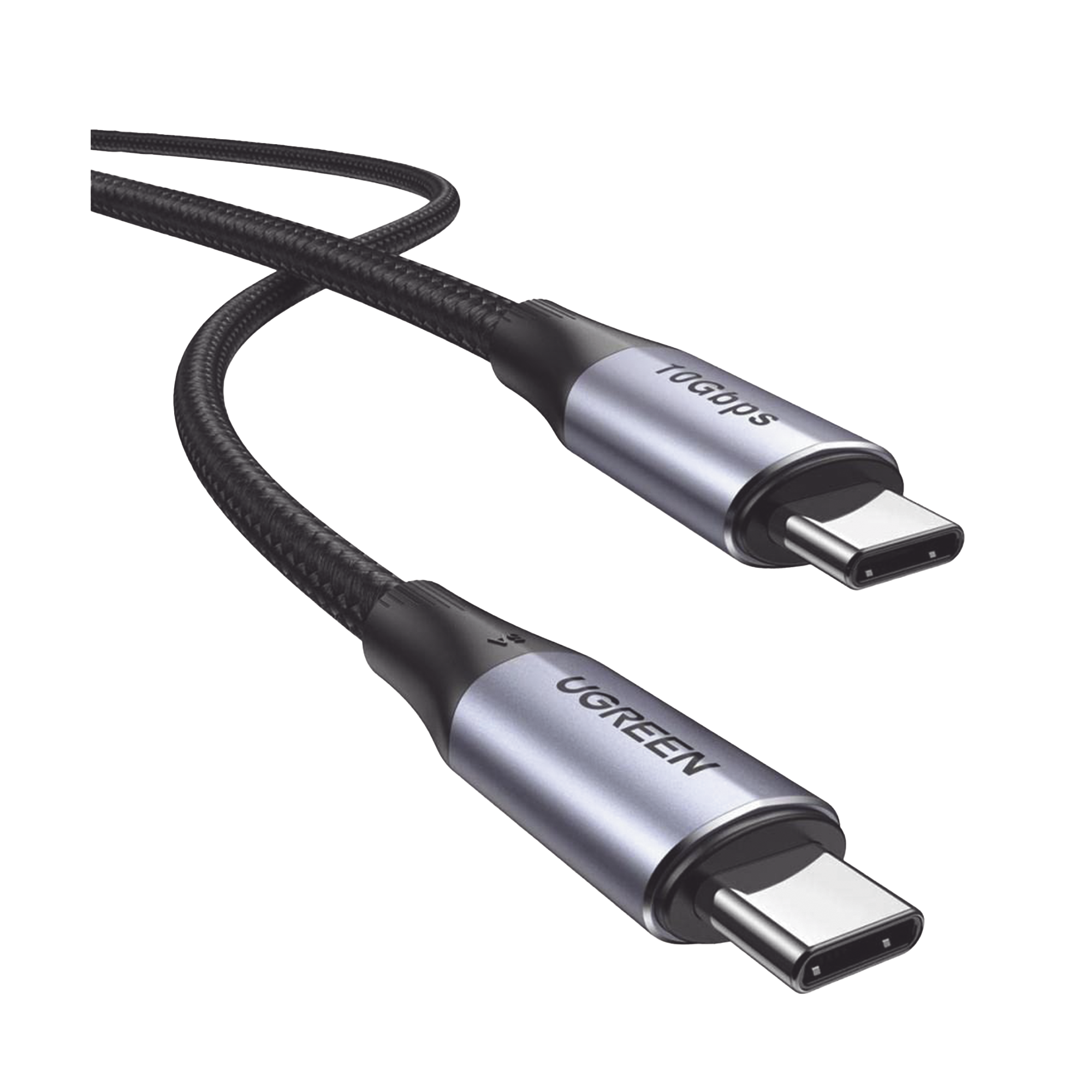 Cable USB-C a USB-C 3.2 Thunderbolt | 1 Metro | 240W | 10 Gbps | 480 Mbps | Soporta Video 4K@60Hz| Chip E-Market Inteligente | Carcasa de Aluminio | Nylon Trenzado | Blindaje de 4 capas.