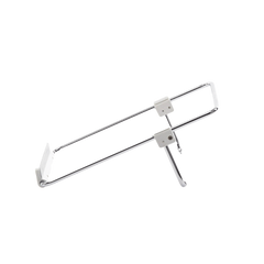 Soporte para Laptop / Plegable / Ajustable de 87 a 131 mm / Amplia compatibilidad 11''-16'' / Capacidad de carga 20 KG / Antideslizante /  Ultra Ligero / Metal / ABS / Silicona / Color Plata