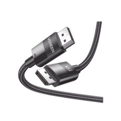 Cable DisplayPort 1.4 | Longitud 2 Metros (6.56 Pies) | Versión DP1.4 | 8K 7680x4320 a 60 Hz | Soporta 3D | HDR | Blindaje Interno Múltiple | Nylon Trenzado | Soporta 32.4Gbps