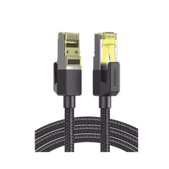 Cable Ethernet Cat7 CLASSâ… F/FTP Redondo con Malla de Nylon 5 Metros