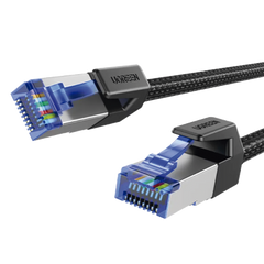 Cable Ethernet Cat8 CLASSâ… F/FTP Redondo con Malla de Nylon 2 Metros
