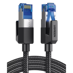 Cable Ethernet Cat8 CLASS F/FTP Redondo con Malla de Nylon 2 Metros (6.56 Pies)