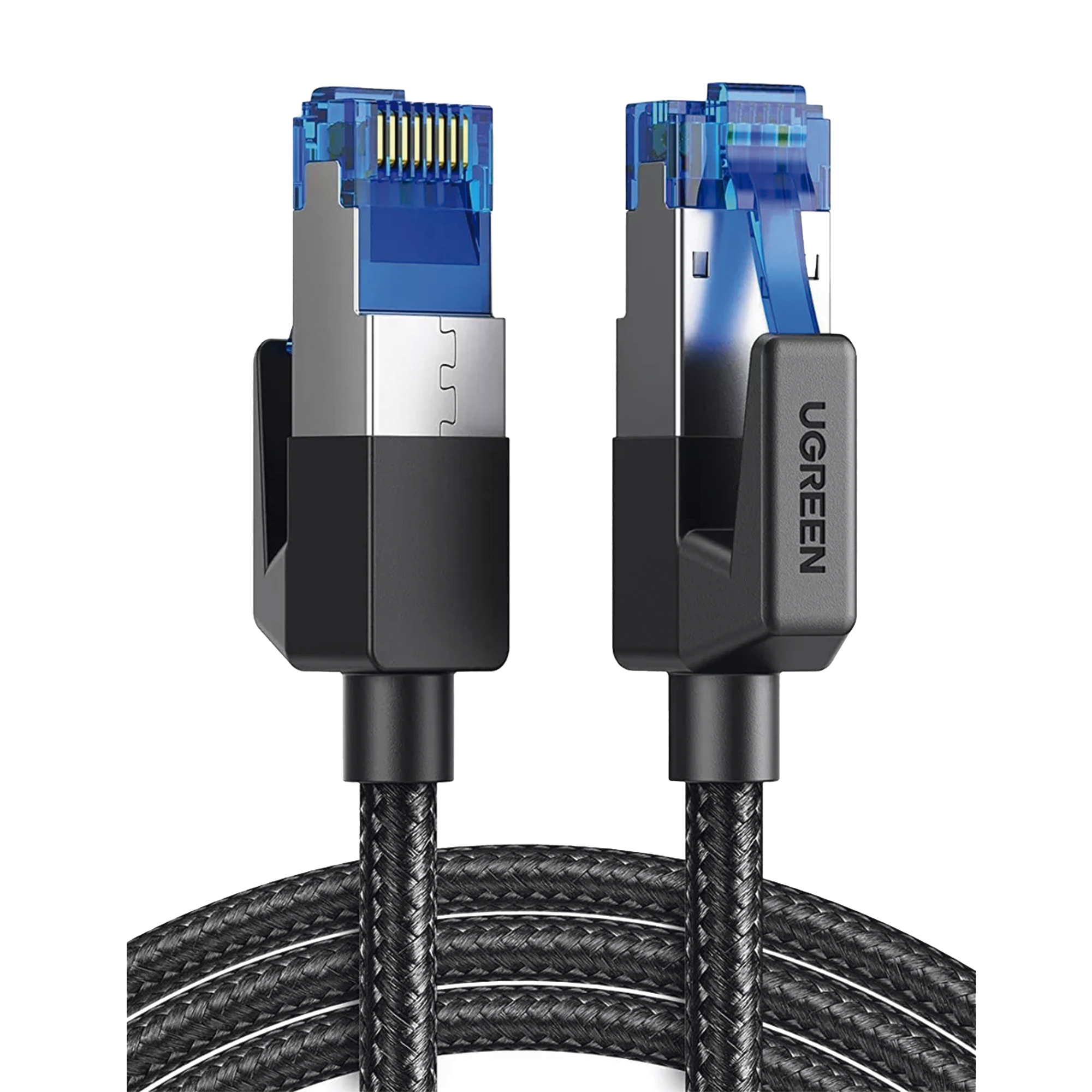 Cable Ethernet Cat8 Class F/FTP Redondo con Malla de Nylon 5 Metros (16.40 Pies)