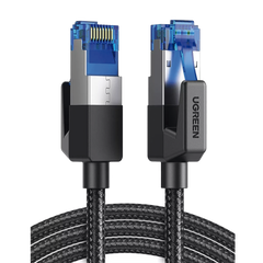 Cable Ethernet Cat8 Class F/FTP Redondo con Malla de Nylon 5 Metros (16.40 Pies)