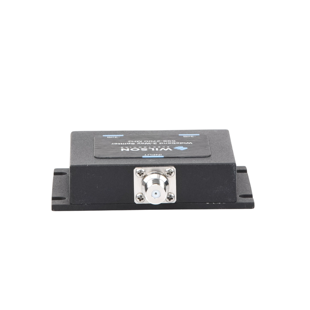 Divisor de Potencia Coaxial 2 Vías / 698-2700 MHz / 75 Ohm / Pérdida por División 3 dB / Aislamiento ≥20 dB / Conector F-hembra / Diseño Microstrip