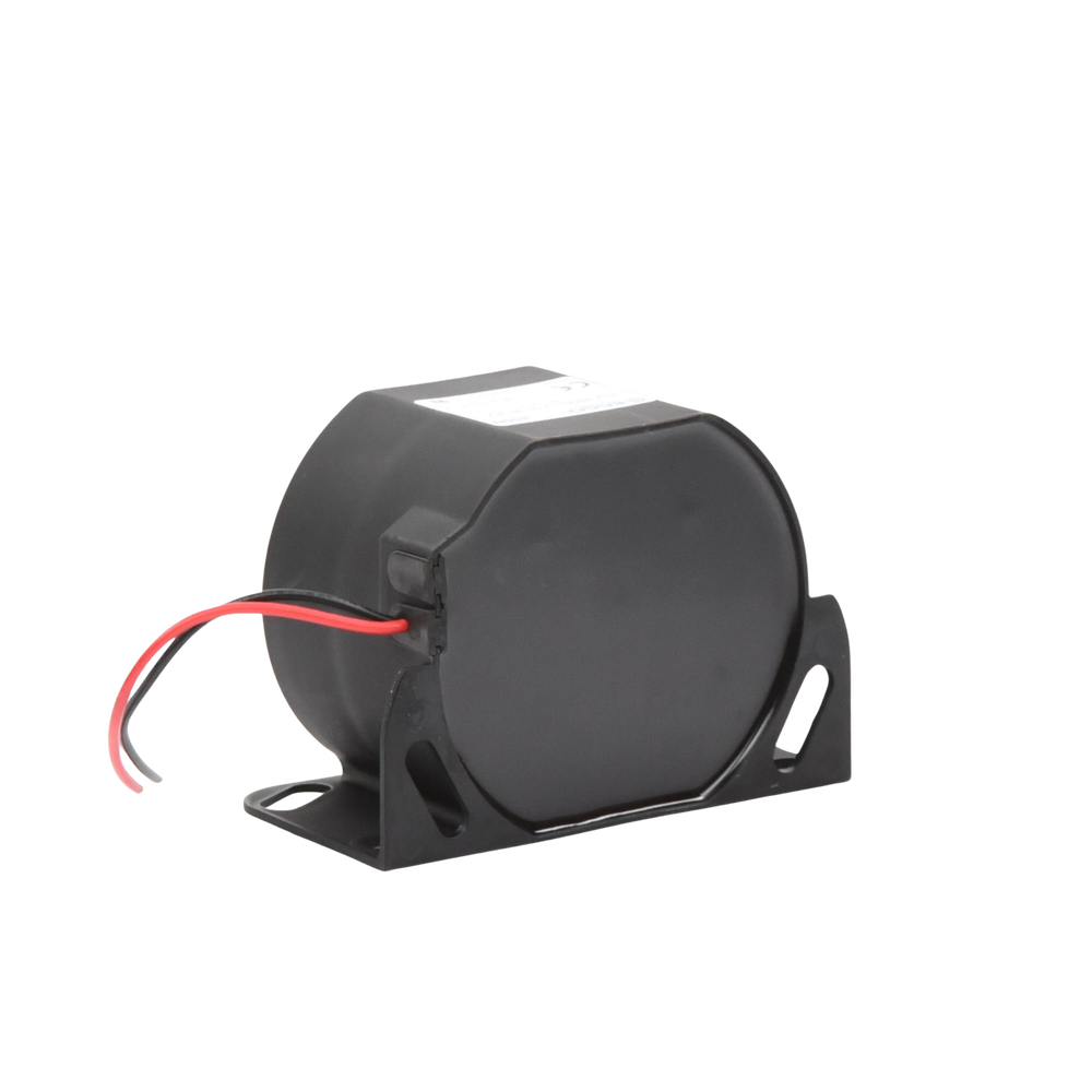 Alarma de reversa vehicular con montaje para superficies, 12-36 Vcc, 112 dBA