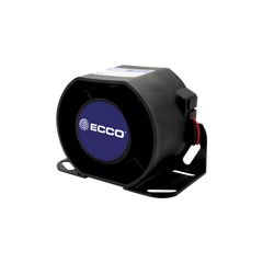 Alarma de reversa vehicular con montaje para superficies, 12-36 Vcc, 112 dBA