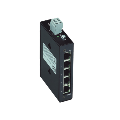 Industrial ECO Switch 5 puertos 100 Base-T Negro