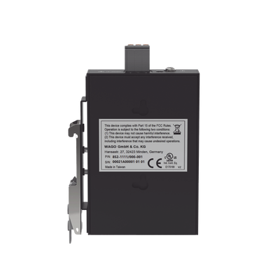 INDUSTRIAL ECO SWITCH 5 PUERTOS 1000 BASE-T NEGRO