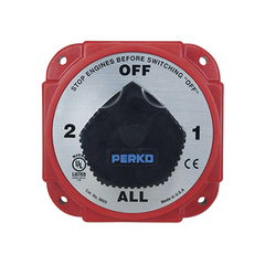 Switch Selector de Batería y Alternador de Servicio Pesado, para Sistemas Eléctricos Marinos