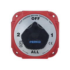 Switch Selector de Batería y Alternador de Servicio Pesado, para Sistemas Eléctricos Marinos