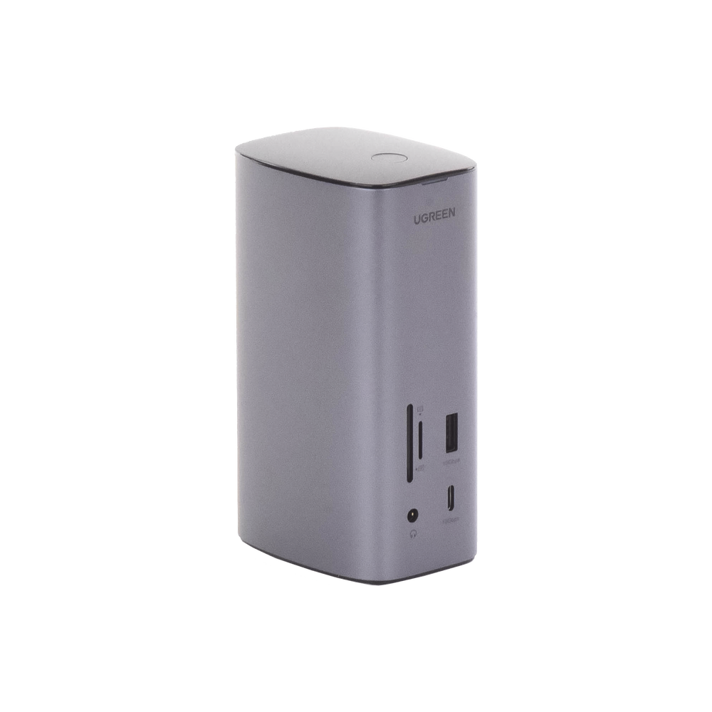 HUB USB-C (Docking Revodok Pro) 12 en 1 | 2 USB-A 3.0 | 1 USB-C PD Carga 100W | 1 USB-A 3.1 | 1 USB-C 3.1 | HDMI 4K | HDMI 8K Ultra HD | Display Port 4K | RJ45 (Gigabit) | Lector Tarjeta SD + Micro SD (TF) | Jack Audio 3.5mm.