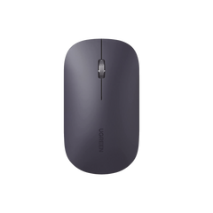 Mouse inalámbrico 2.4 GHz | Ultra Delgado y Silencioso | DPI 1000/1600/2000/4000 (Ajustable)  | Alcance 10m | Scroll de Aluminio | Adaptable a diferentes superficies | Diseño suave al tacto | Contiene Receptor USB | Color Negro.
