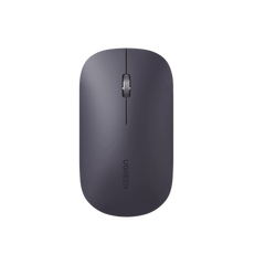 Mouse inalámbrico 2.4 GHz | Ultra Delgado y Silencioso | DPI 1000/1600/2000/4000 (Ajustable)  | Alcance 10m | Scroll de Aluminio | Adaptable a diferentes superficies | Diseño suave al tacto | Contiene Receptor USB | Color Negro.