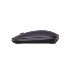 Mouse inalámbrico 2.4 GHz | Ultra Delgado y Silencioso | DPI 1000/1600/2000/4000 (Ajustable)  | Alcance 10m | Scroll de Aluminio | Adaptable a diferentes superficies | Diseño suave al tacto | Contiene Receptor USB | Color Negro.