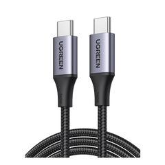 Cable USB-C a USB-C | 2 Metros | Potencia de Carga 240W | 48V/5A | PD3.1 /3.0 | 480 Mbps | Chip E-Market | Carcasa de Aluminio | Nylon Trenzado.