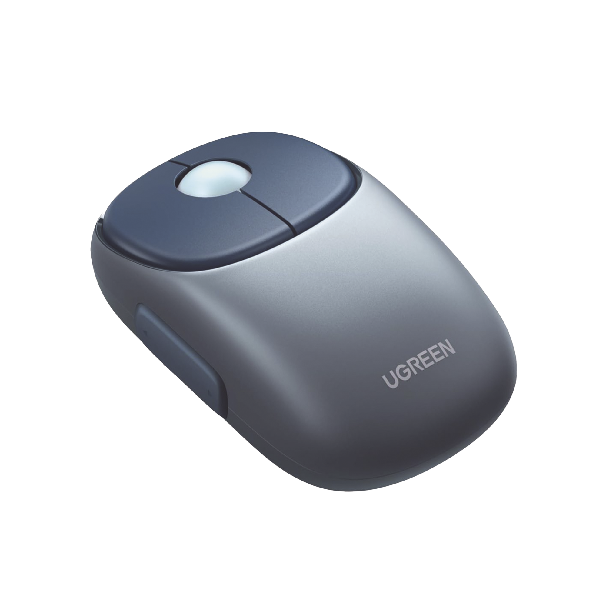 Mouse Inalámbrico FUN | Recargable| 2.4G & Bluetooth | 4 Niveles de DPI | Silencioso | Ergonómico | 5 Botones | Compatible con Windows, macOS 10.5, Android iOS Linux y Chrome OS | Color Azul.